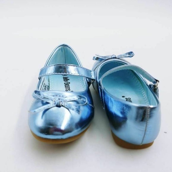 JELLY BEANS Baby Girls Cirona Flat Shoes 6 New - Picture 3 of 10